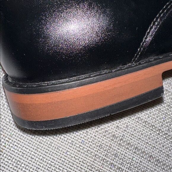 PERRY ELLIS 13W GOTHEMBURE WIDE Black Brown Soles Dress Lace Up Oxford Shoes main image 6